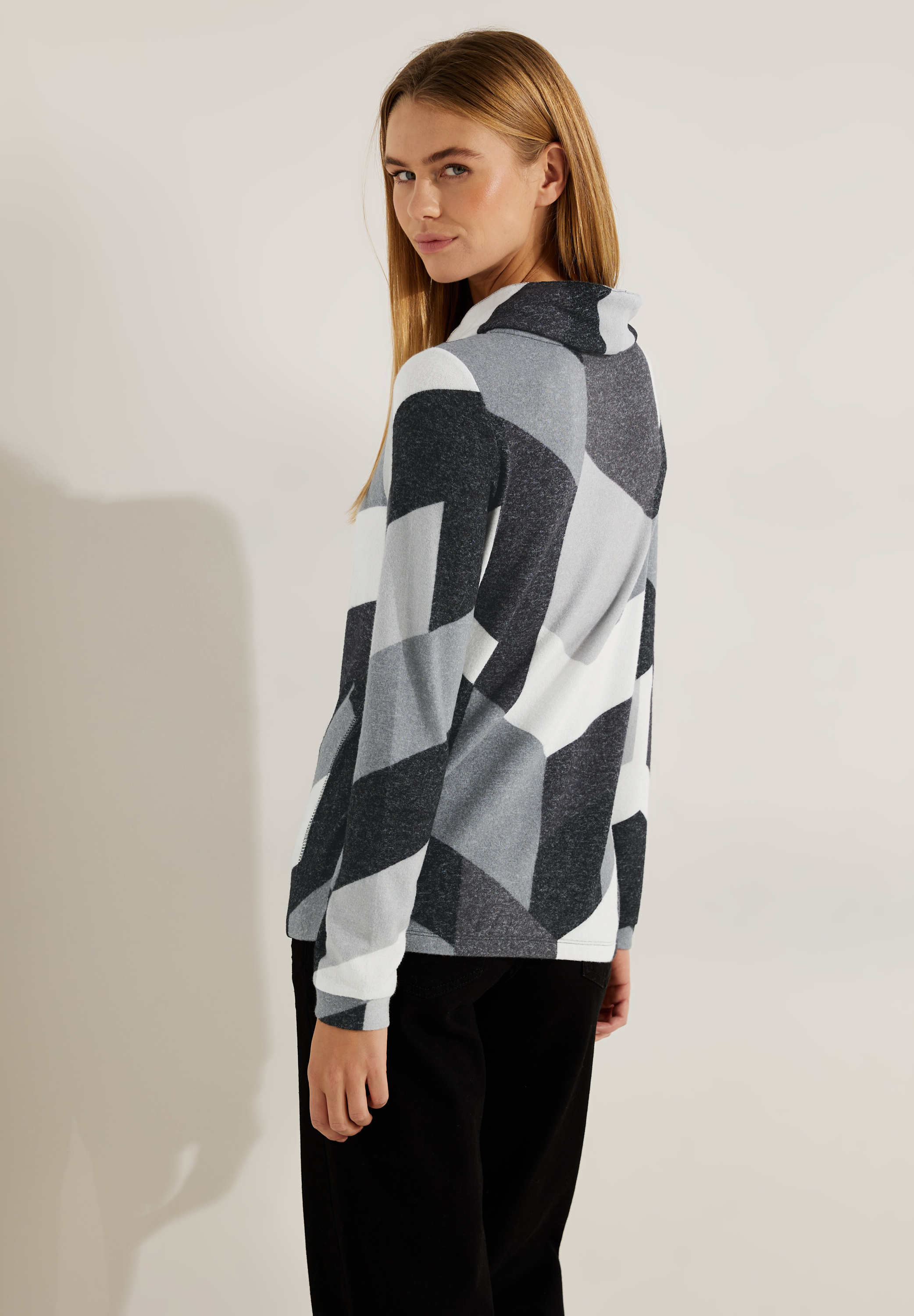 Cosy Shirt mit Print