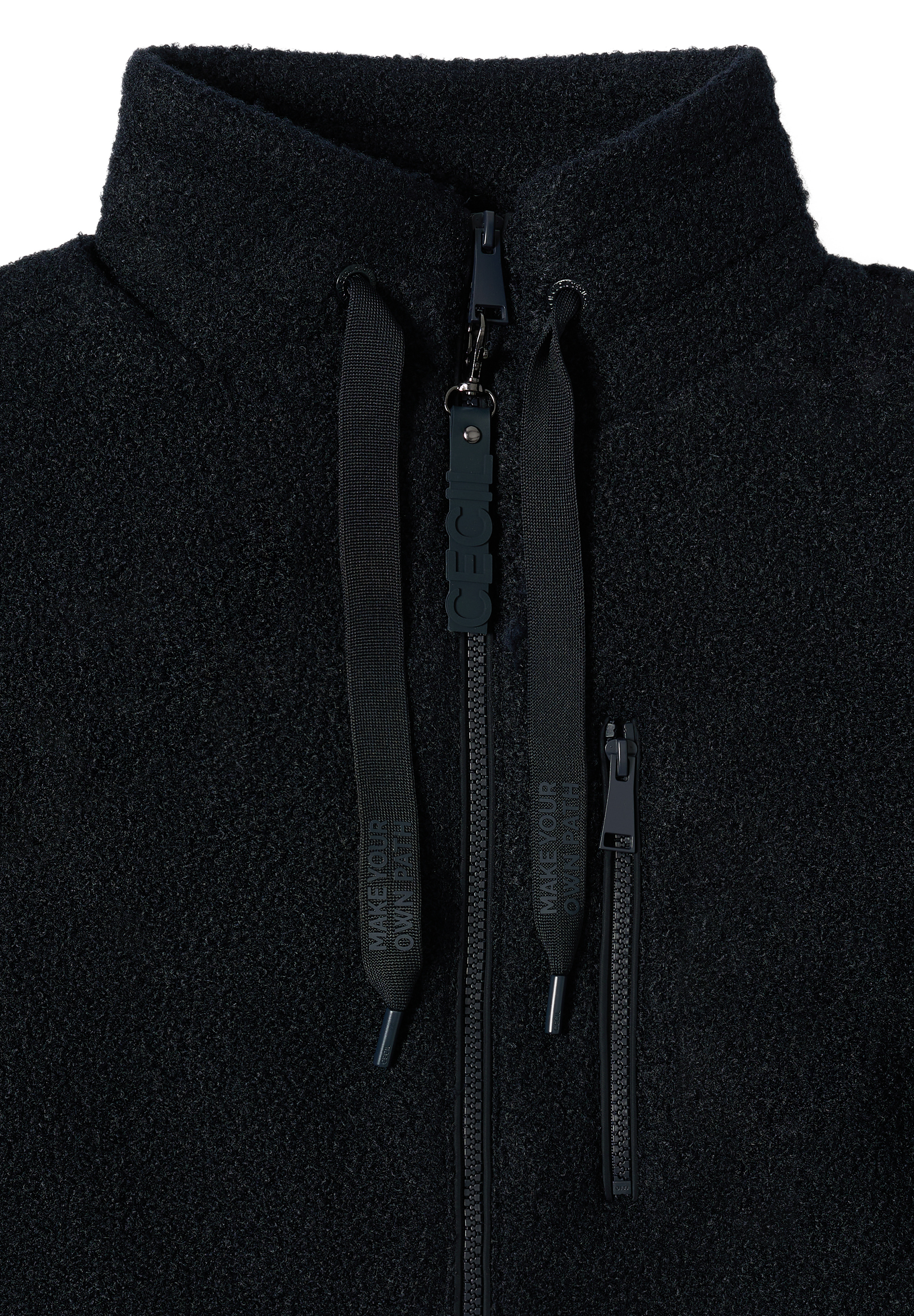 Kuschelige Jacke mit Details