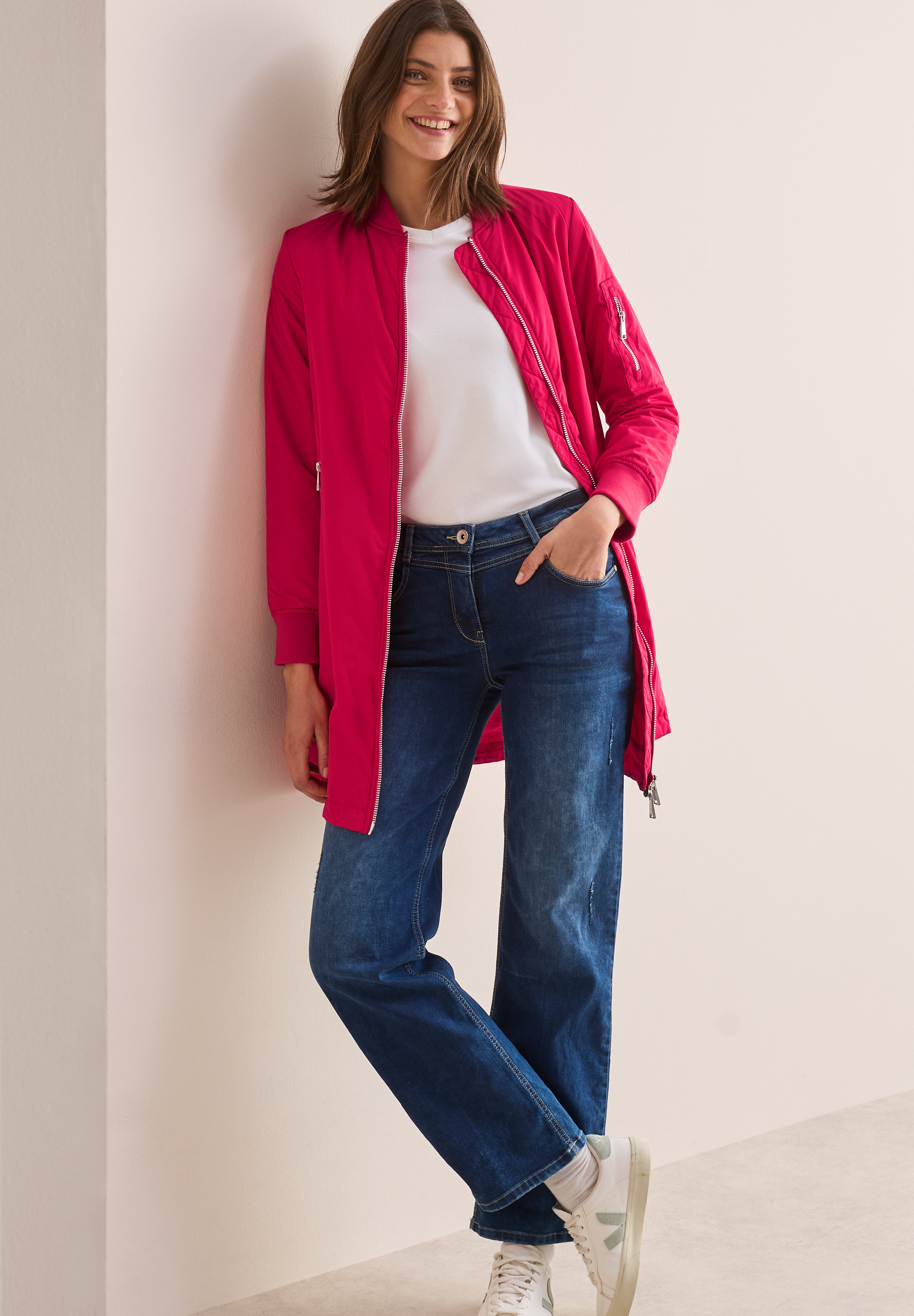 Langer Blouson