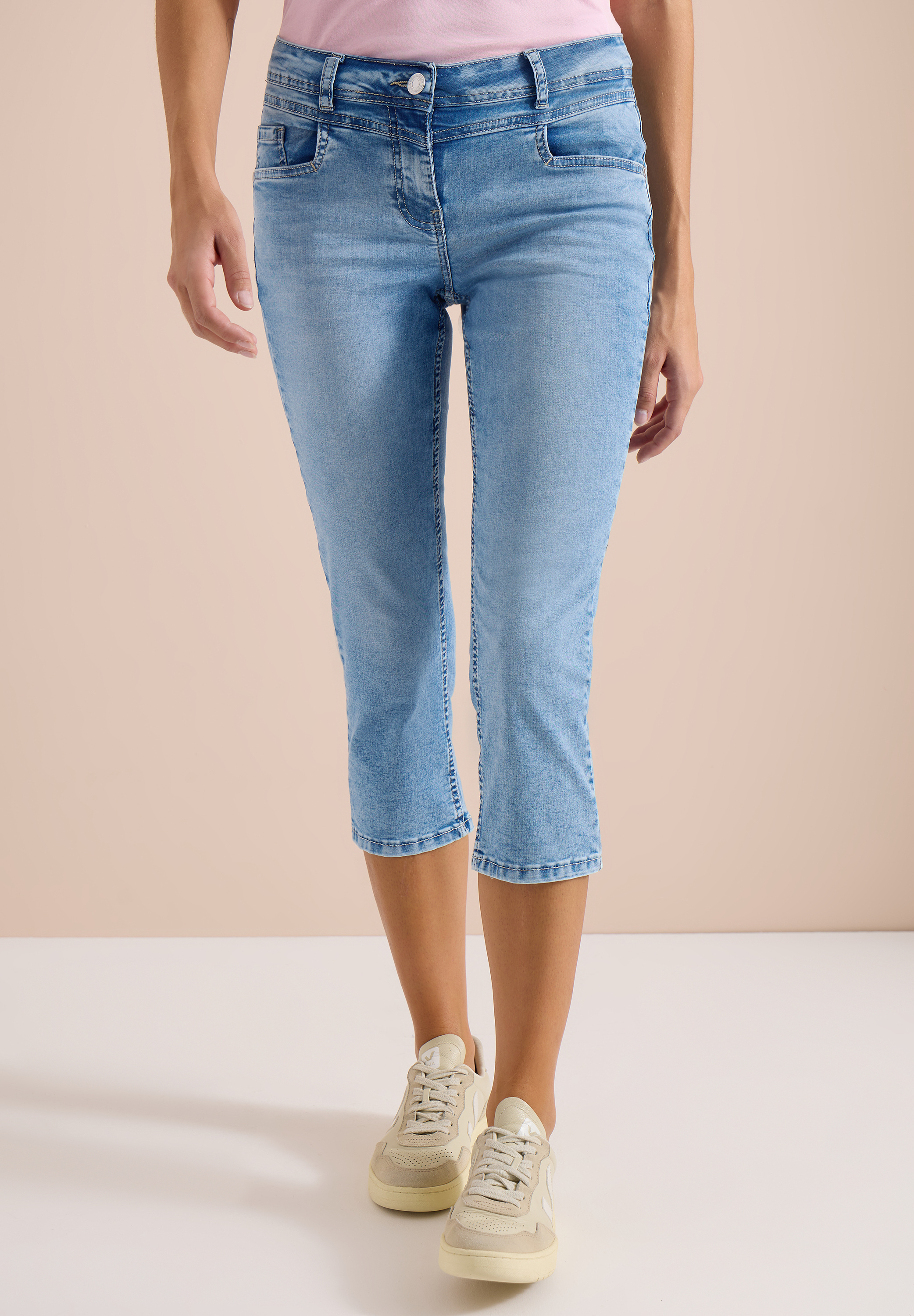 3/4 Slim Leg Jeans im Casual Fit