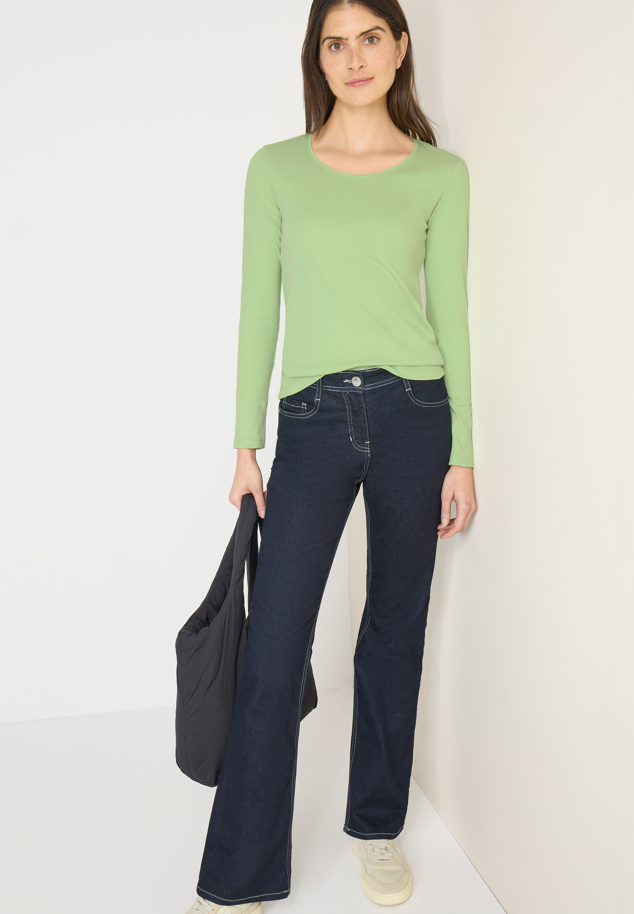 Basic Langarmshirt