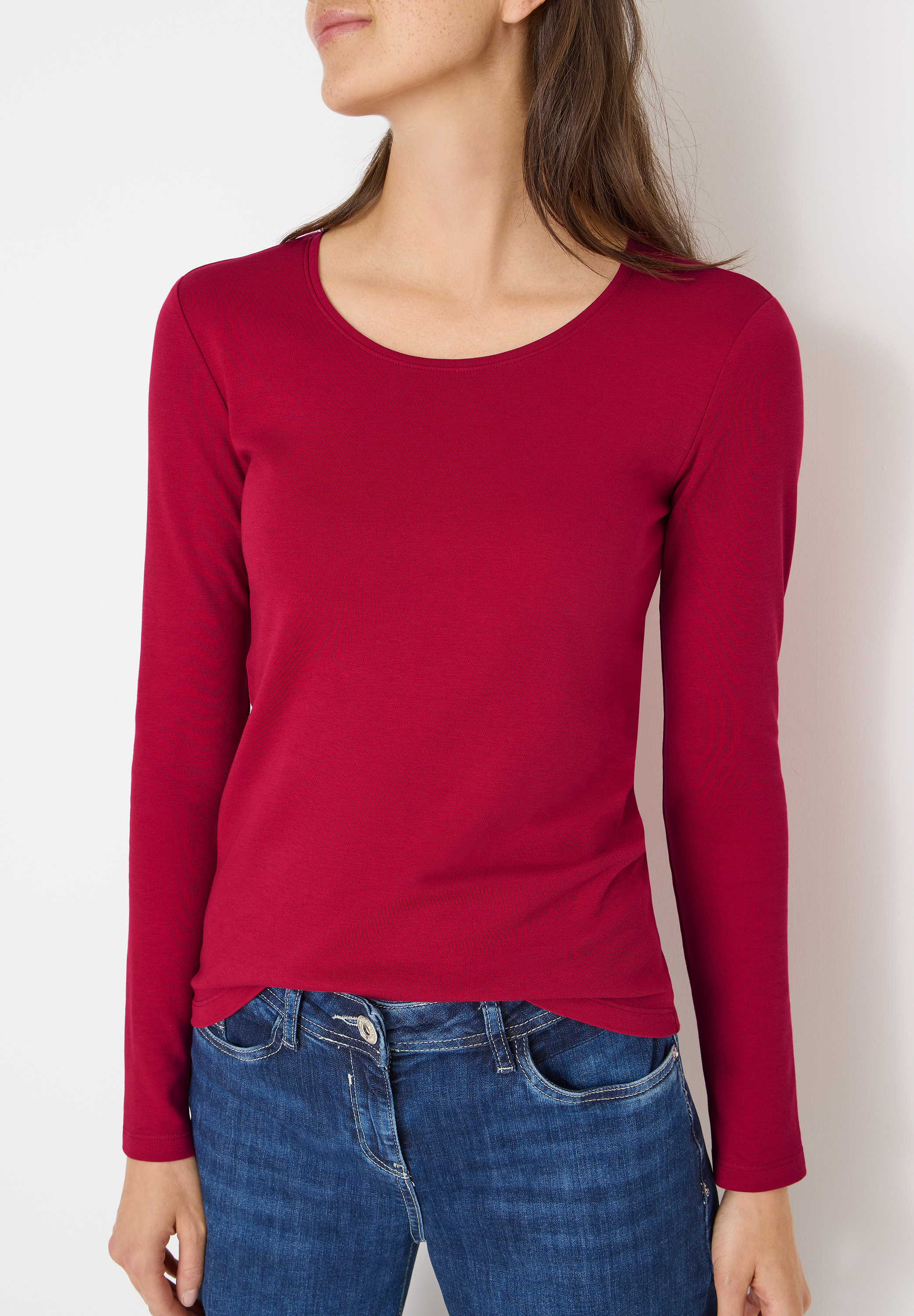 Basic Langarmshirt