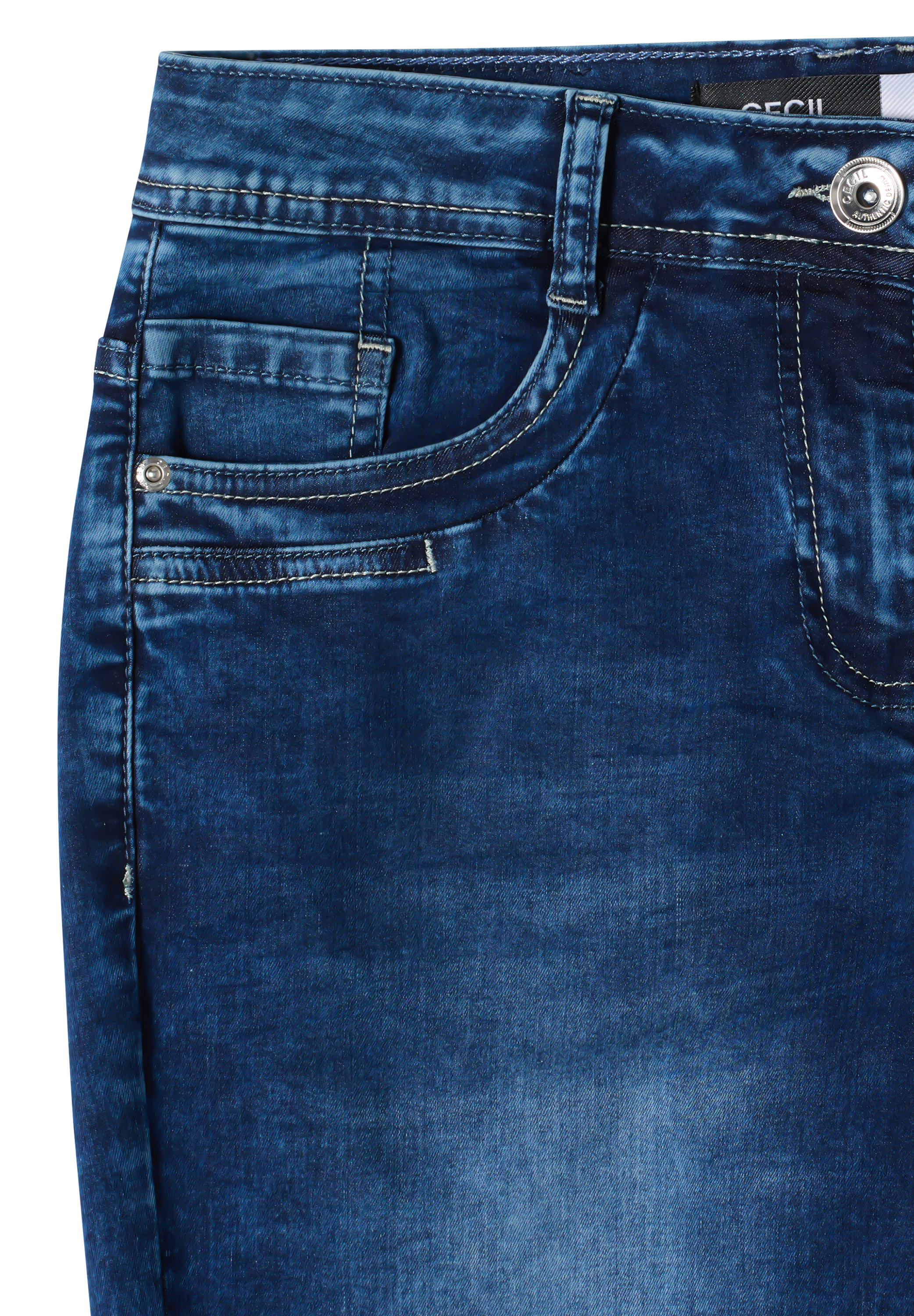 3/4 Slim Leg Jeans im Casual Fit
