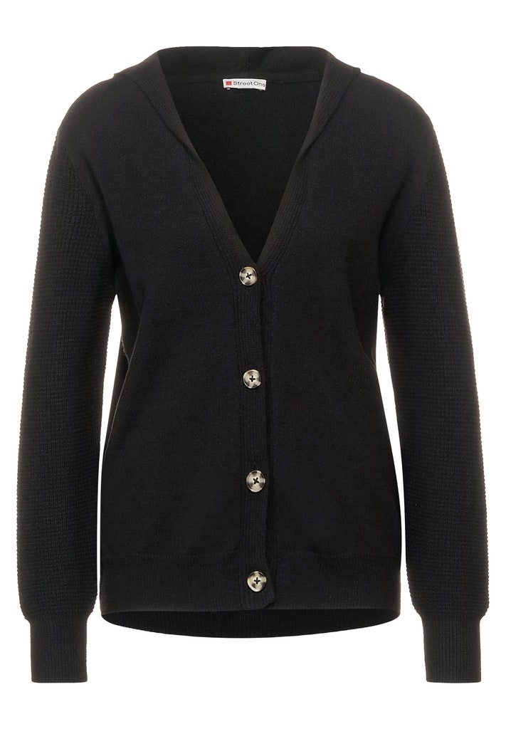 Hoodie Strickjacke