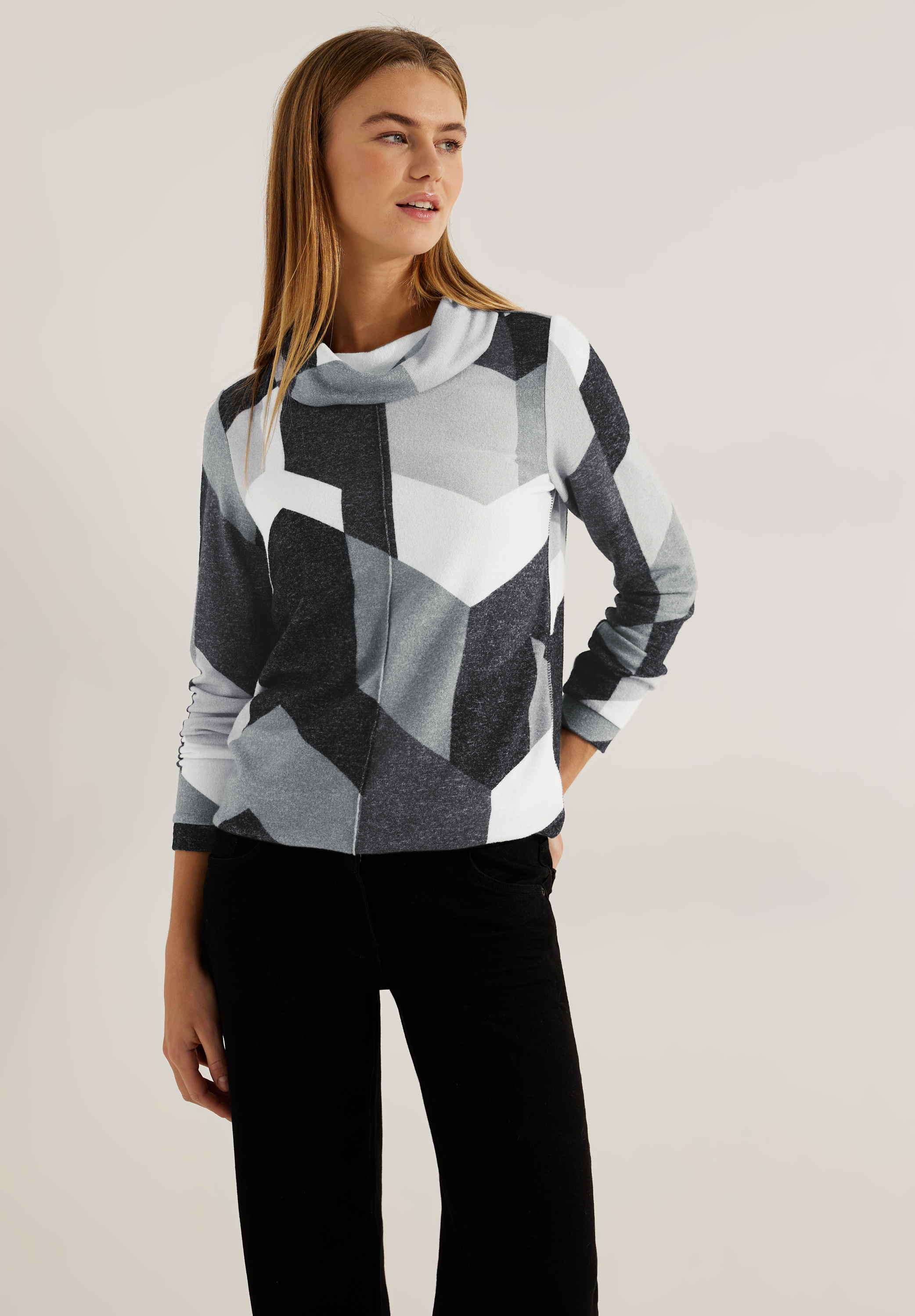 Cosy Shirt mit Print