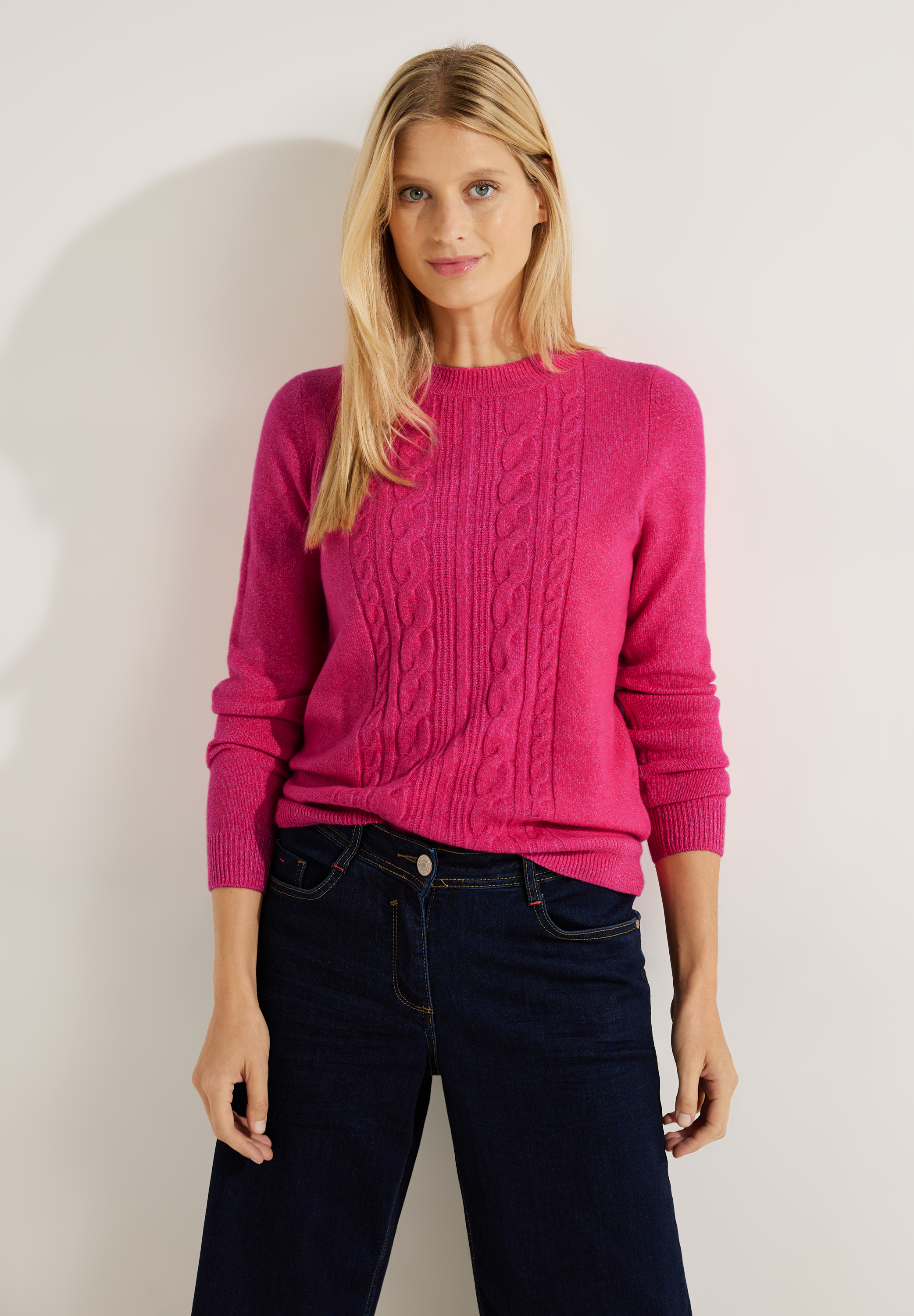 Cosy Zopfmuster Pullover
