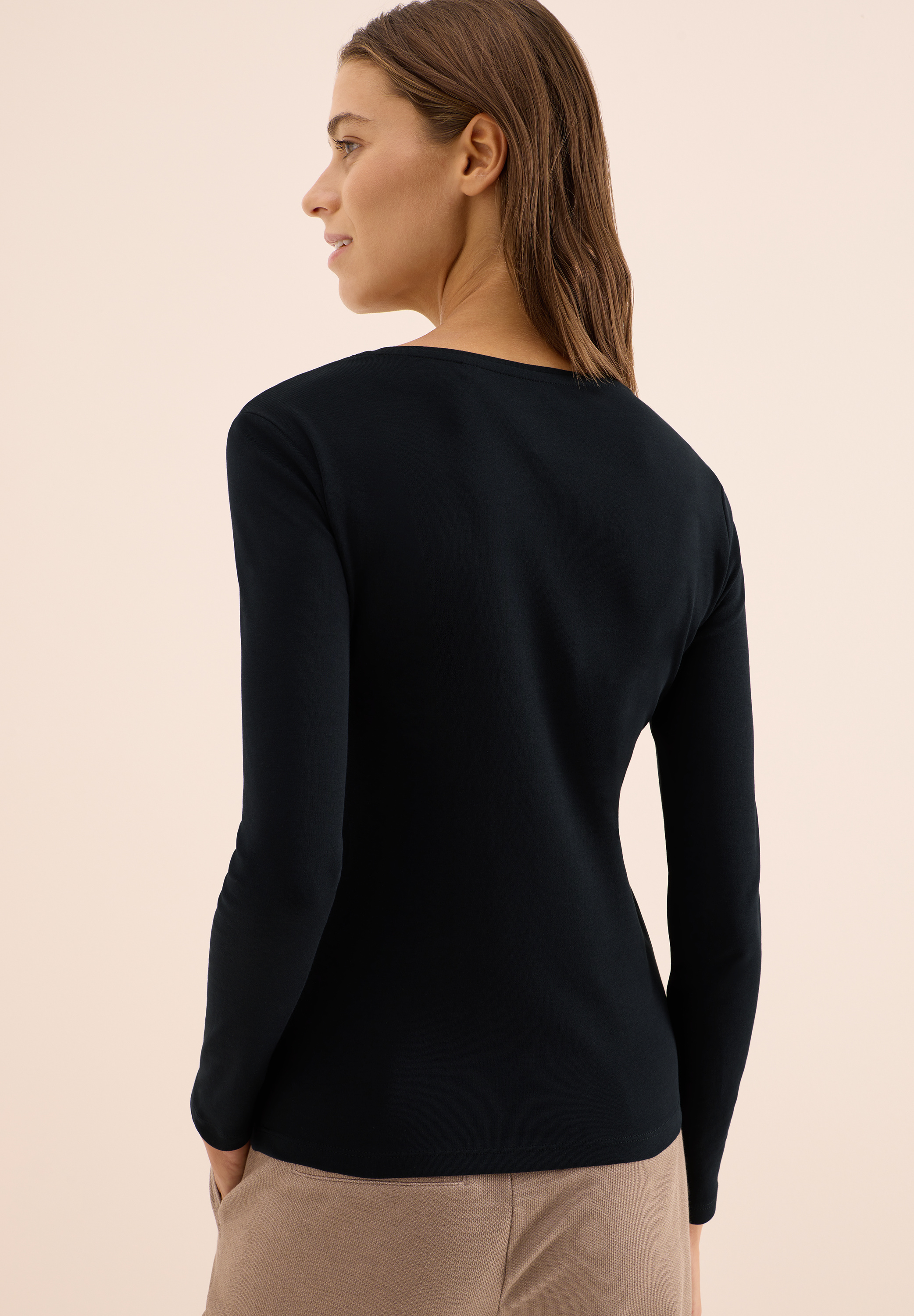 Basic Langarmshirt