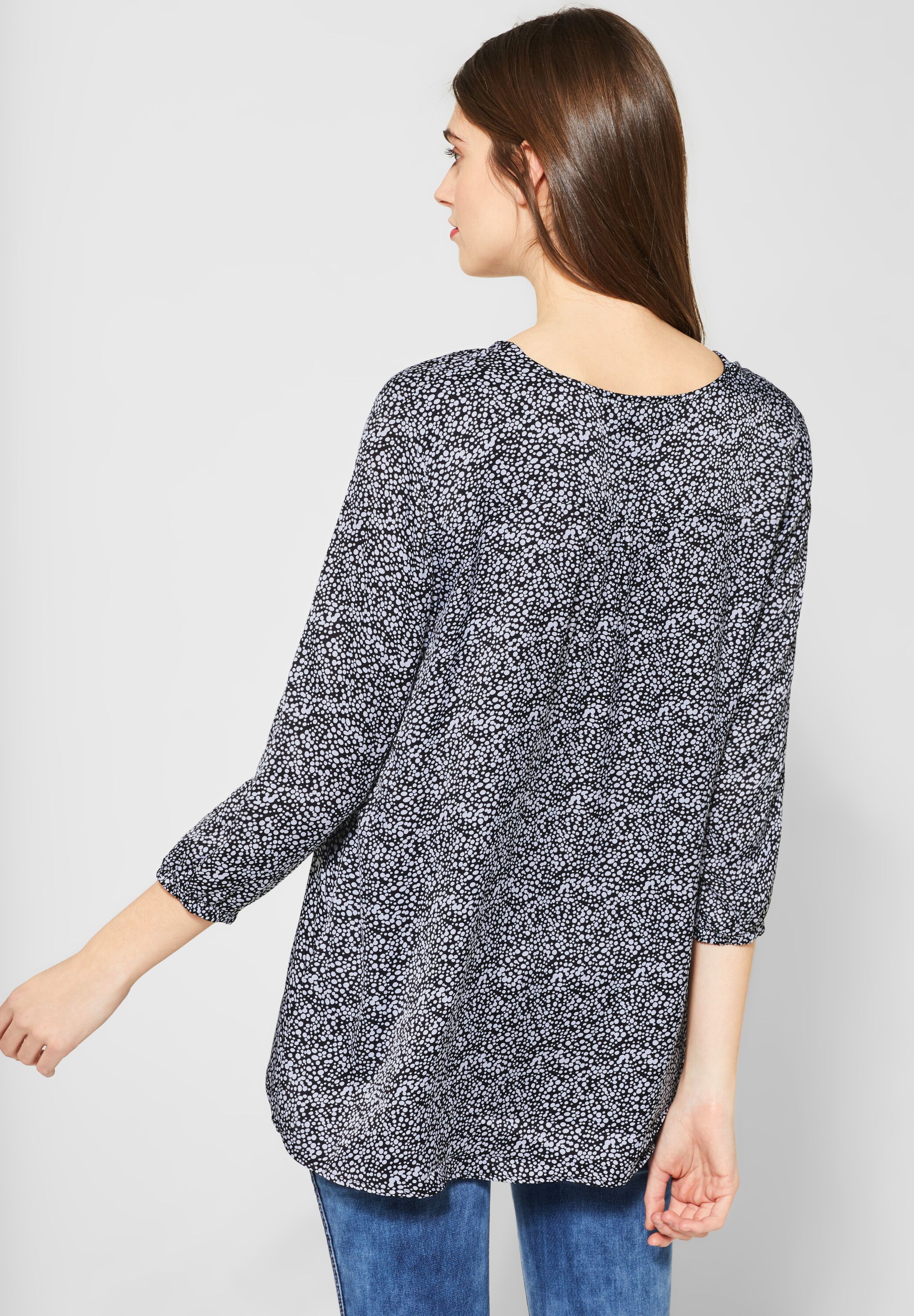 Bluse mit Satin-Feeling