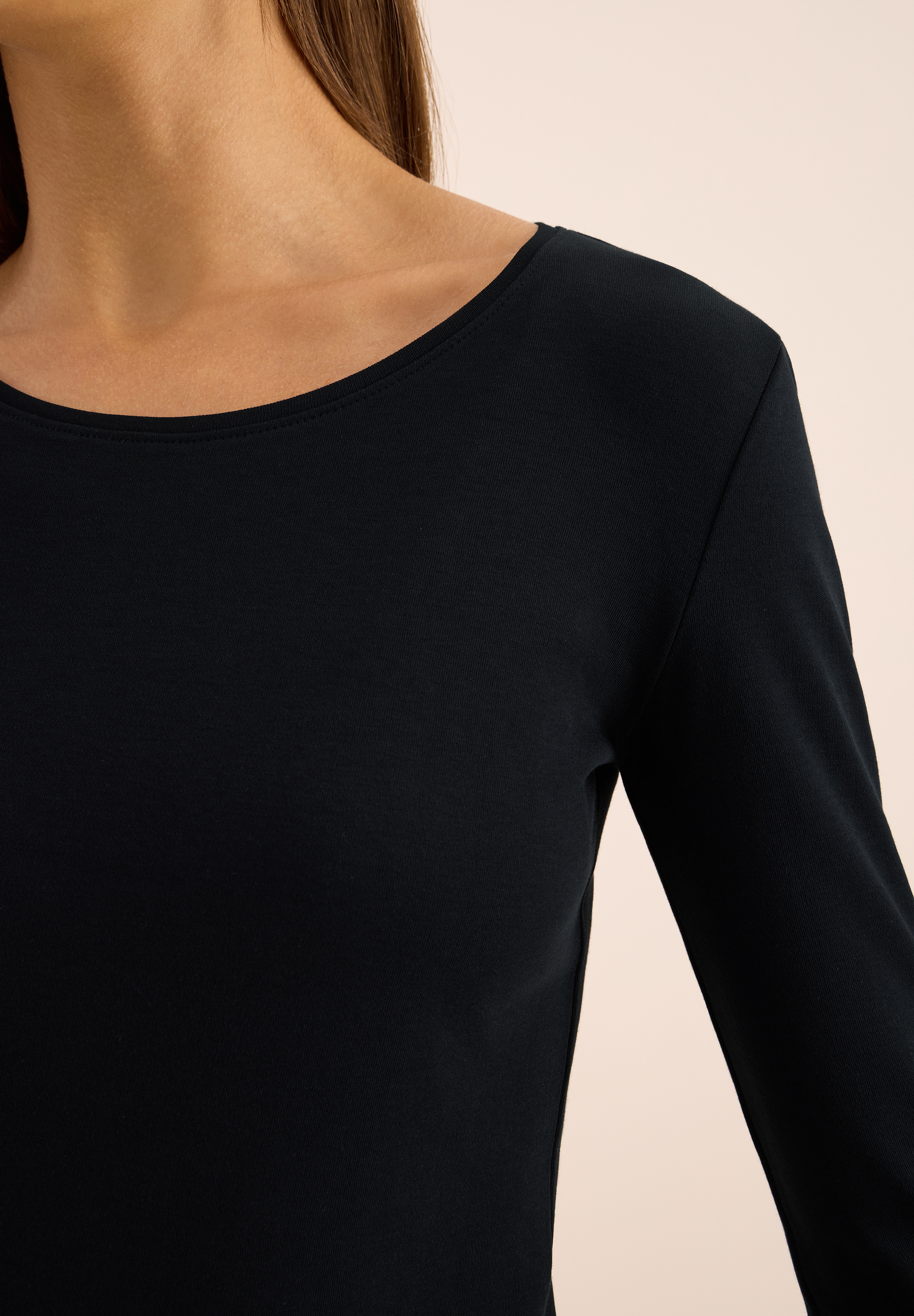 Basic Langarmshirt