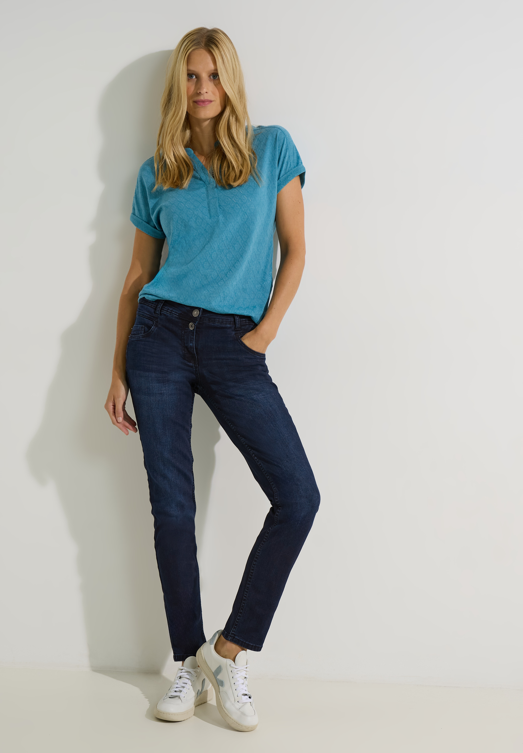 Blaue Loose Fit Jeans Blaue Loose Fit Jeans