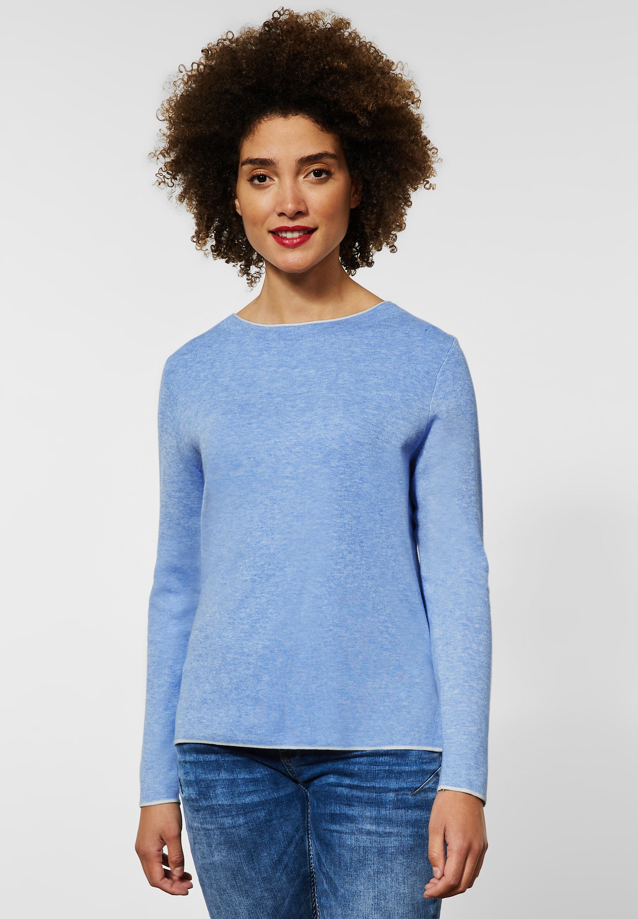 Pullover in Unifarbe