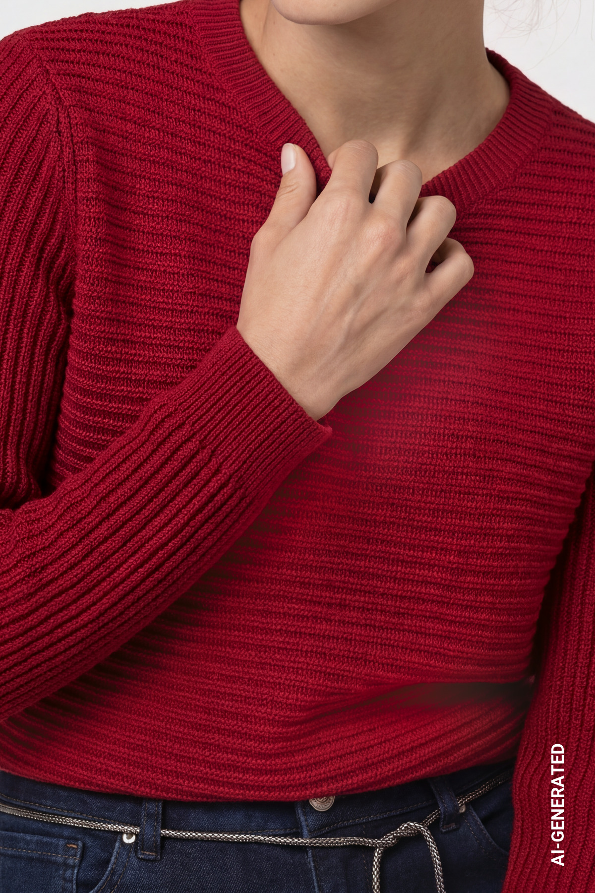 Basic Strickpullover