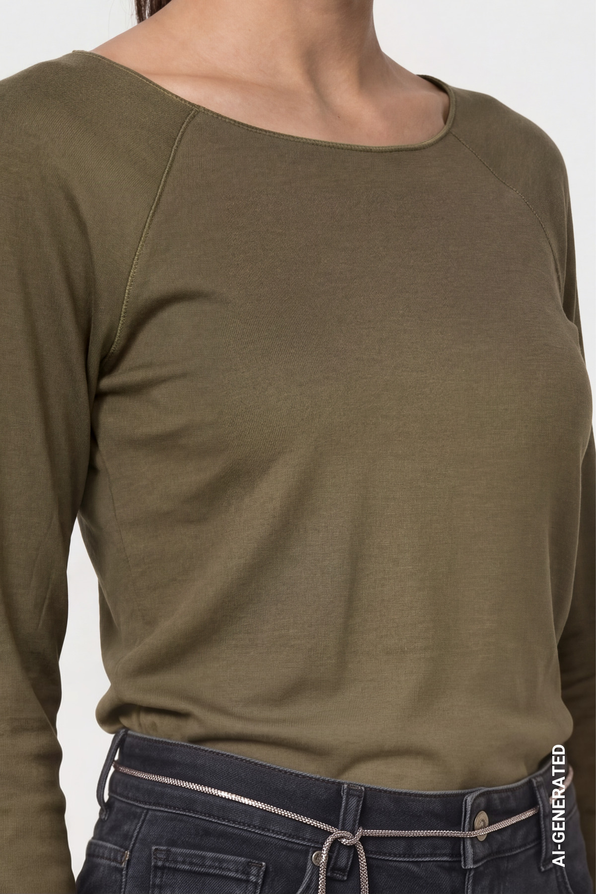 Basic-Langarmshirt