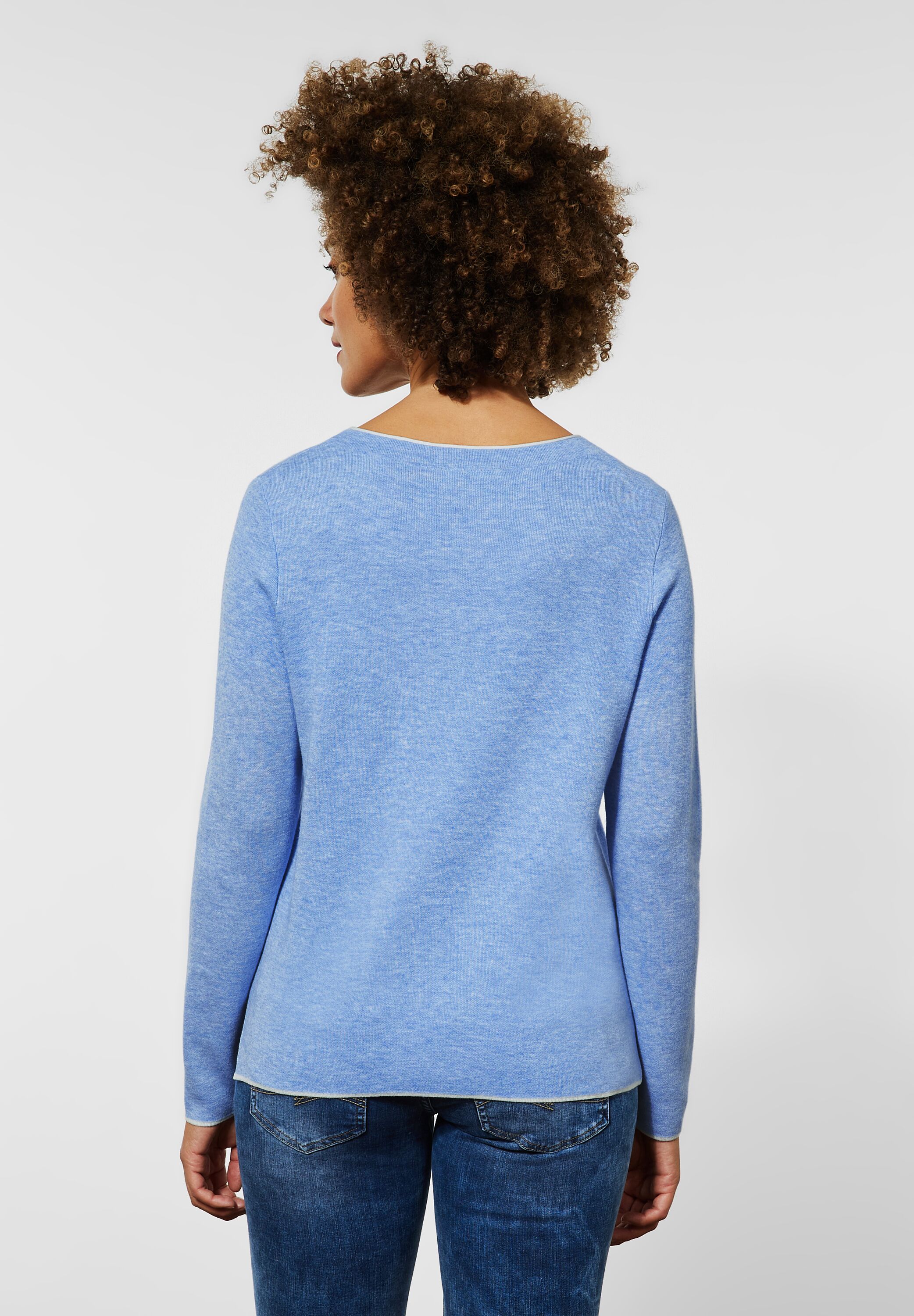 Pullover in Unifarbe