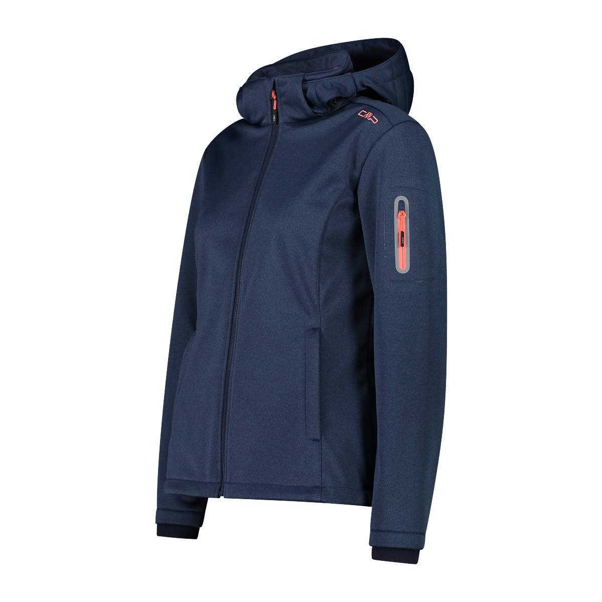 Damenjacke aus Softshell Meliert