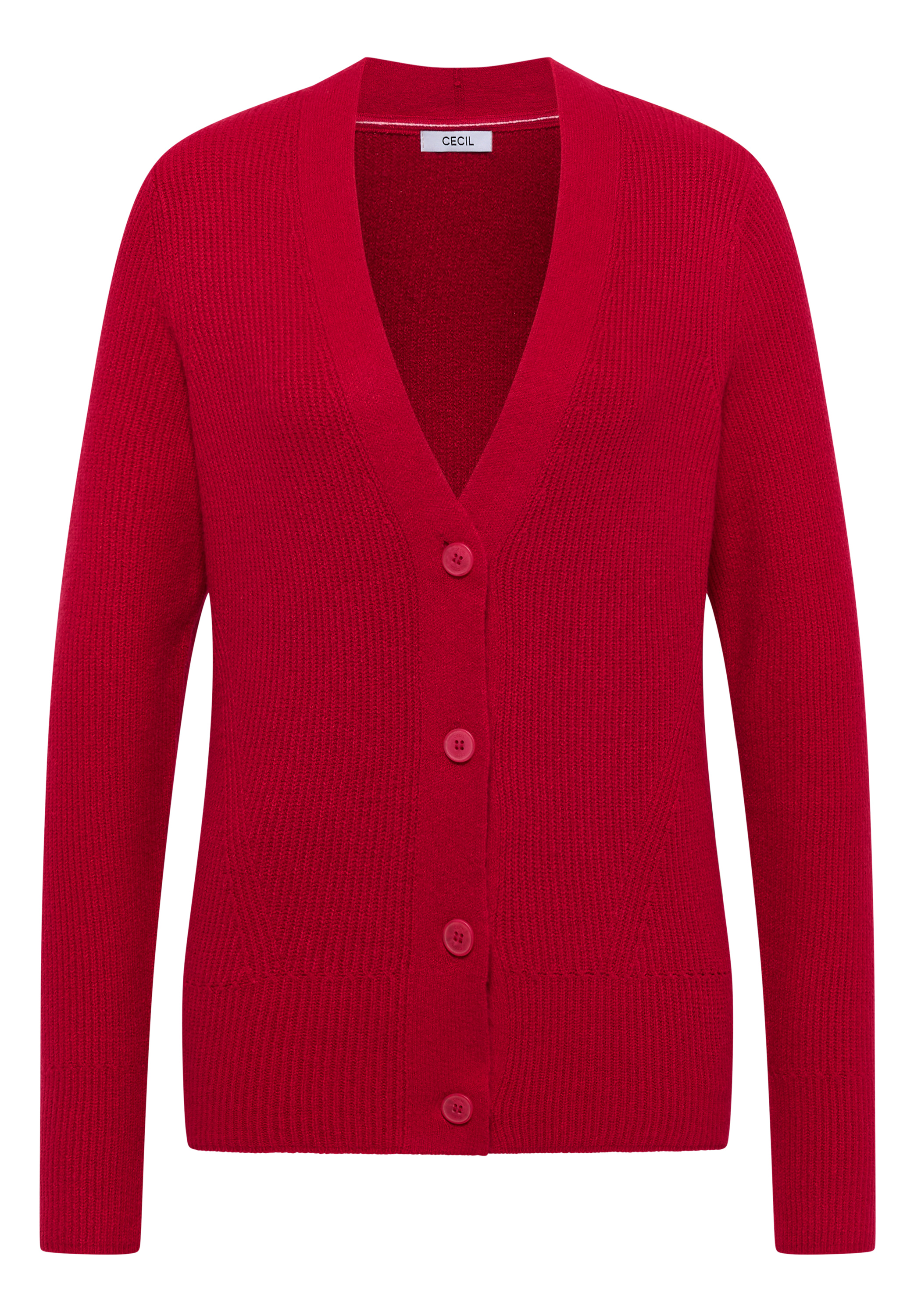 Cardigan mit Strukturdetail