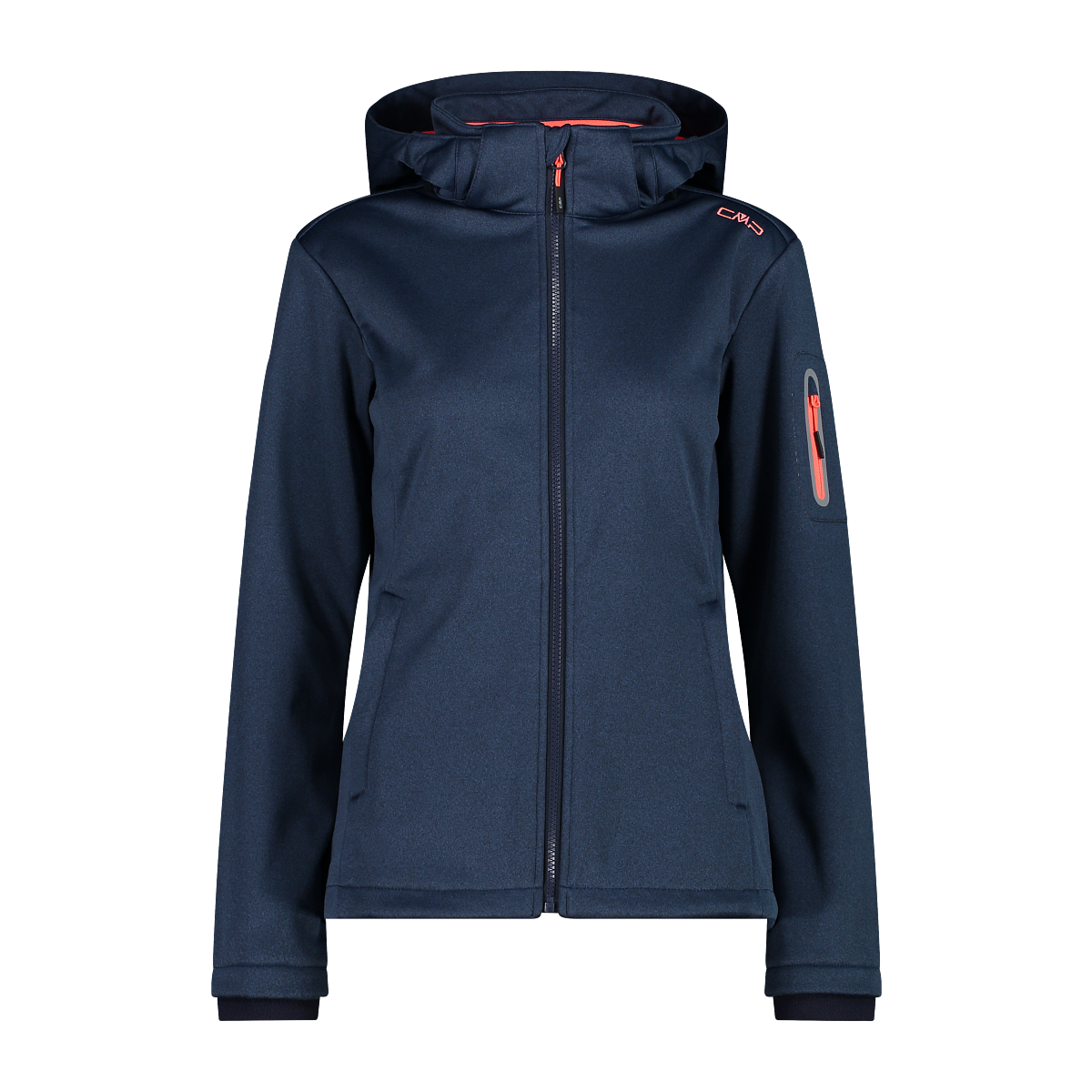 Damenjacke aus Softshell Meliert
