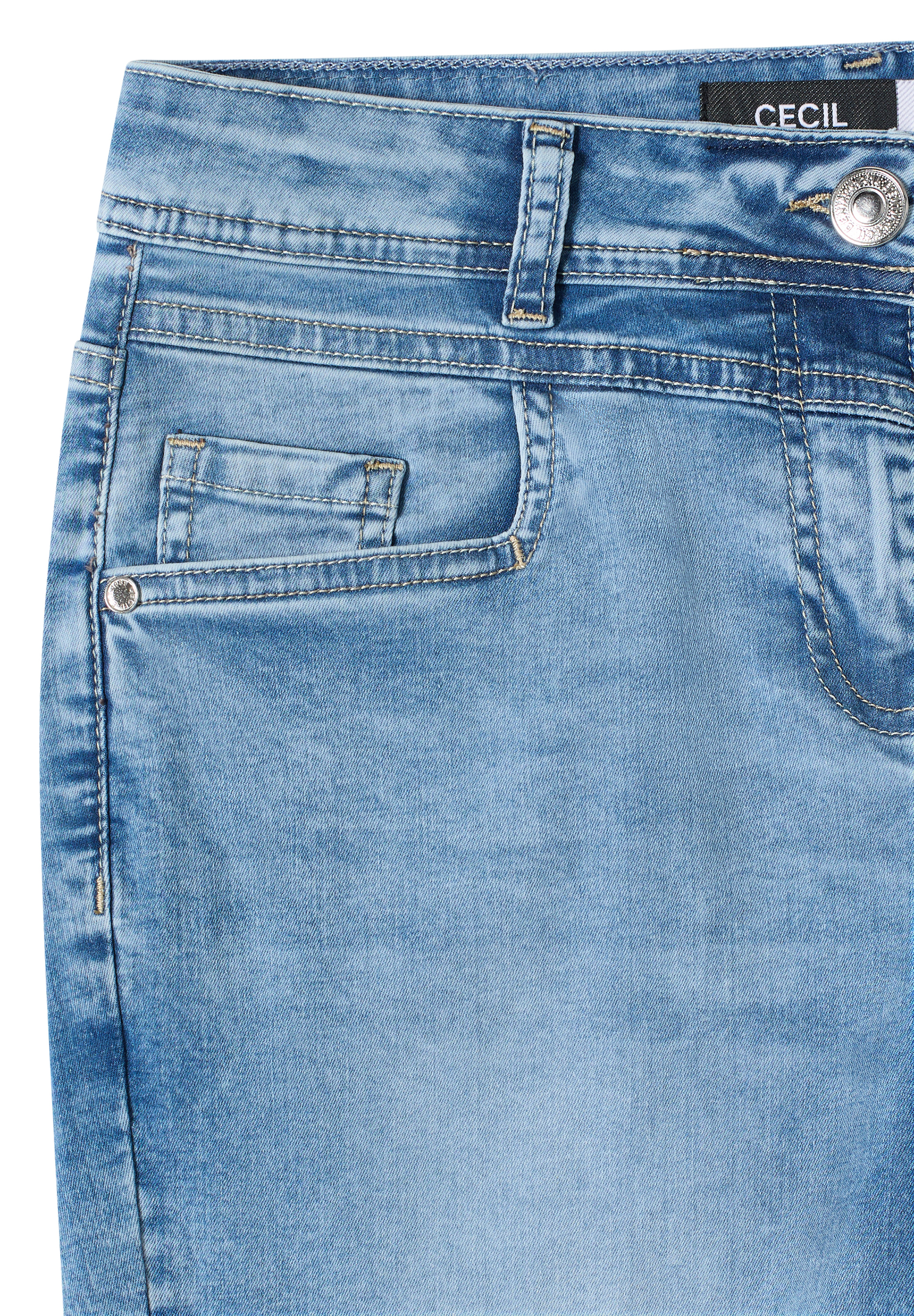 3/4 Slim Leg Jeans im Casual Fit