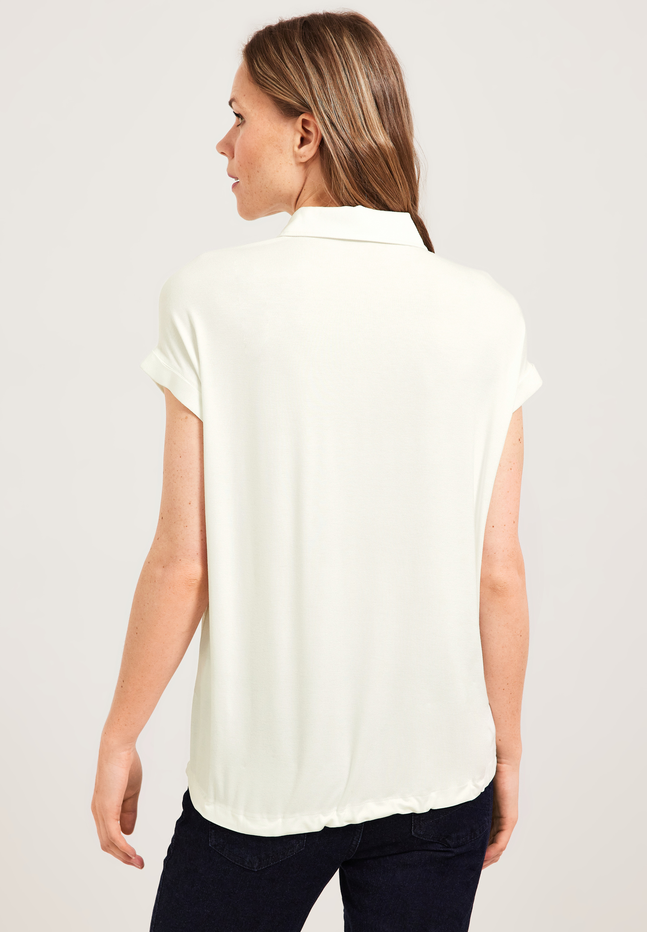 Materialmix Bluse