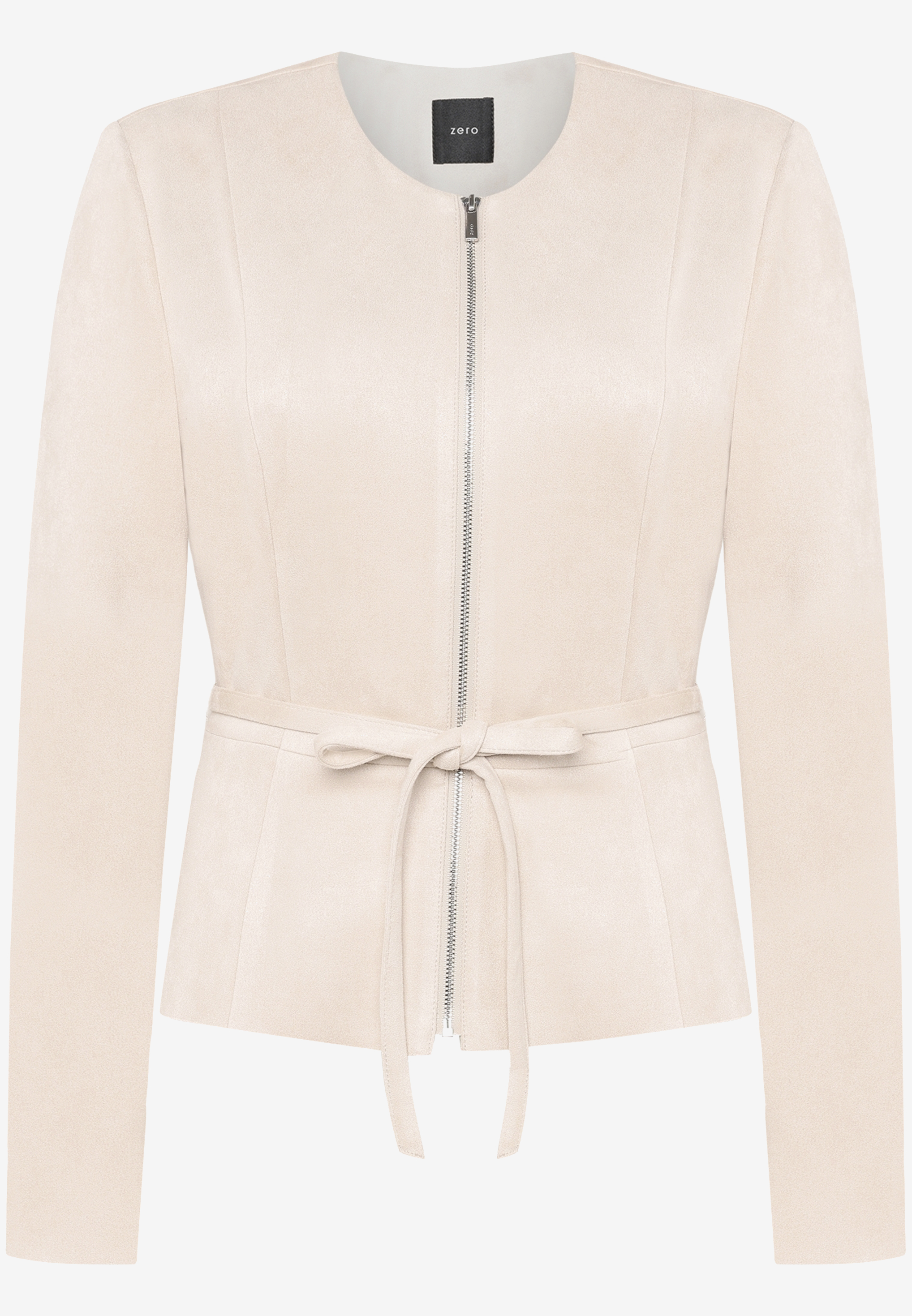 Blazer-Jacke  in Lederoptik