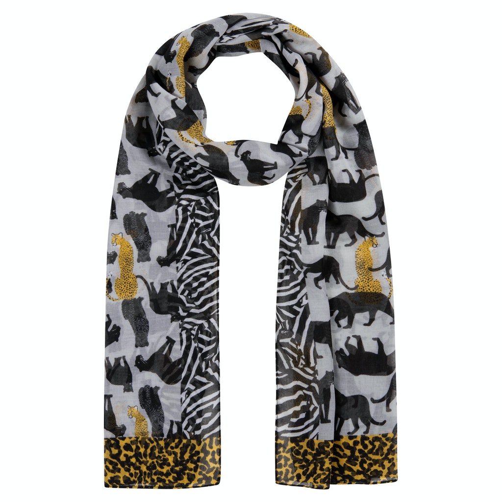 Animal-Schal aus recyceltem Polyster
