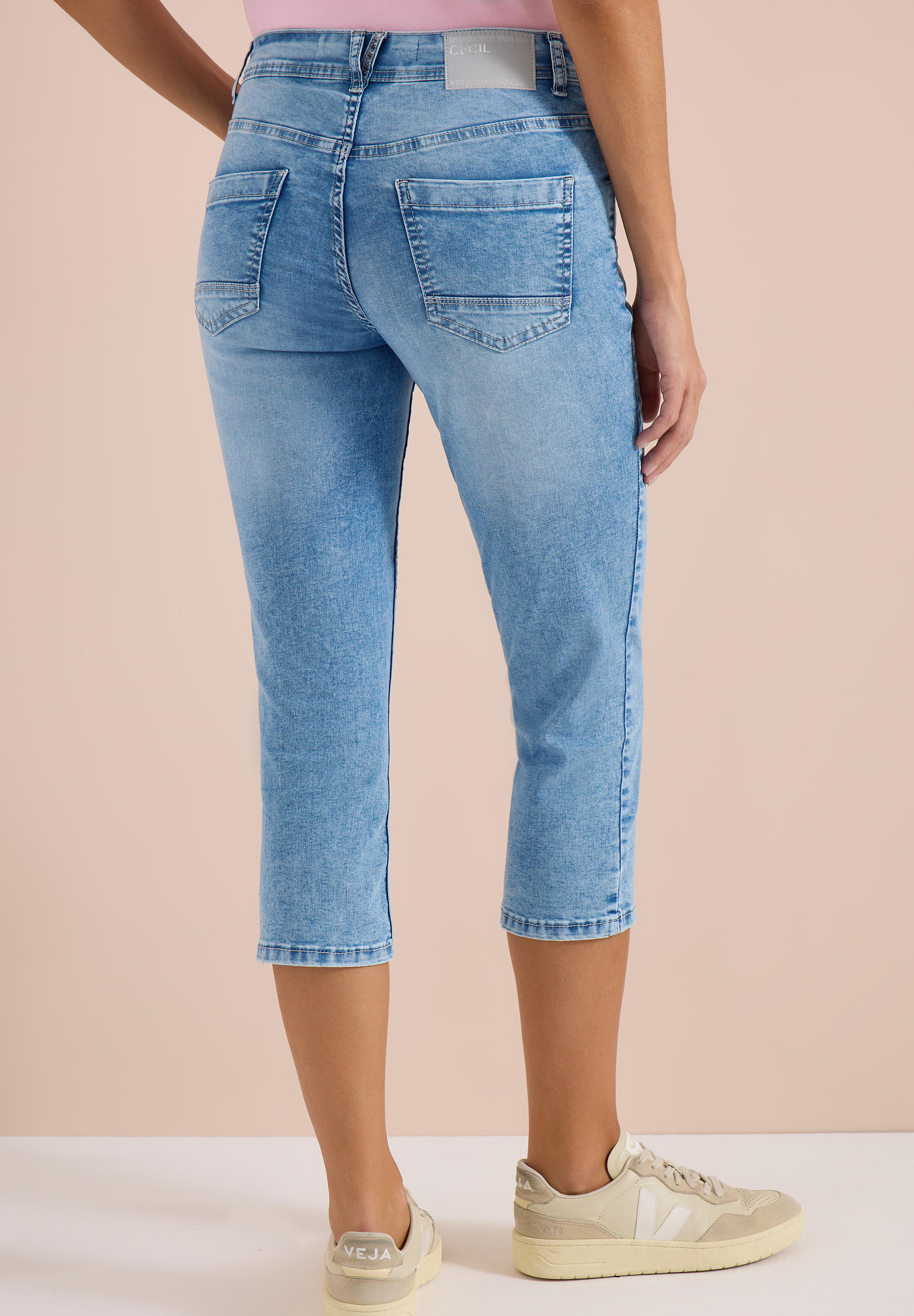 3/4 Slim Leg Jeans im Casual Fit