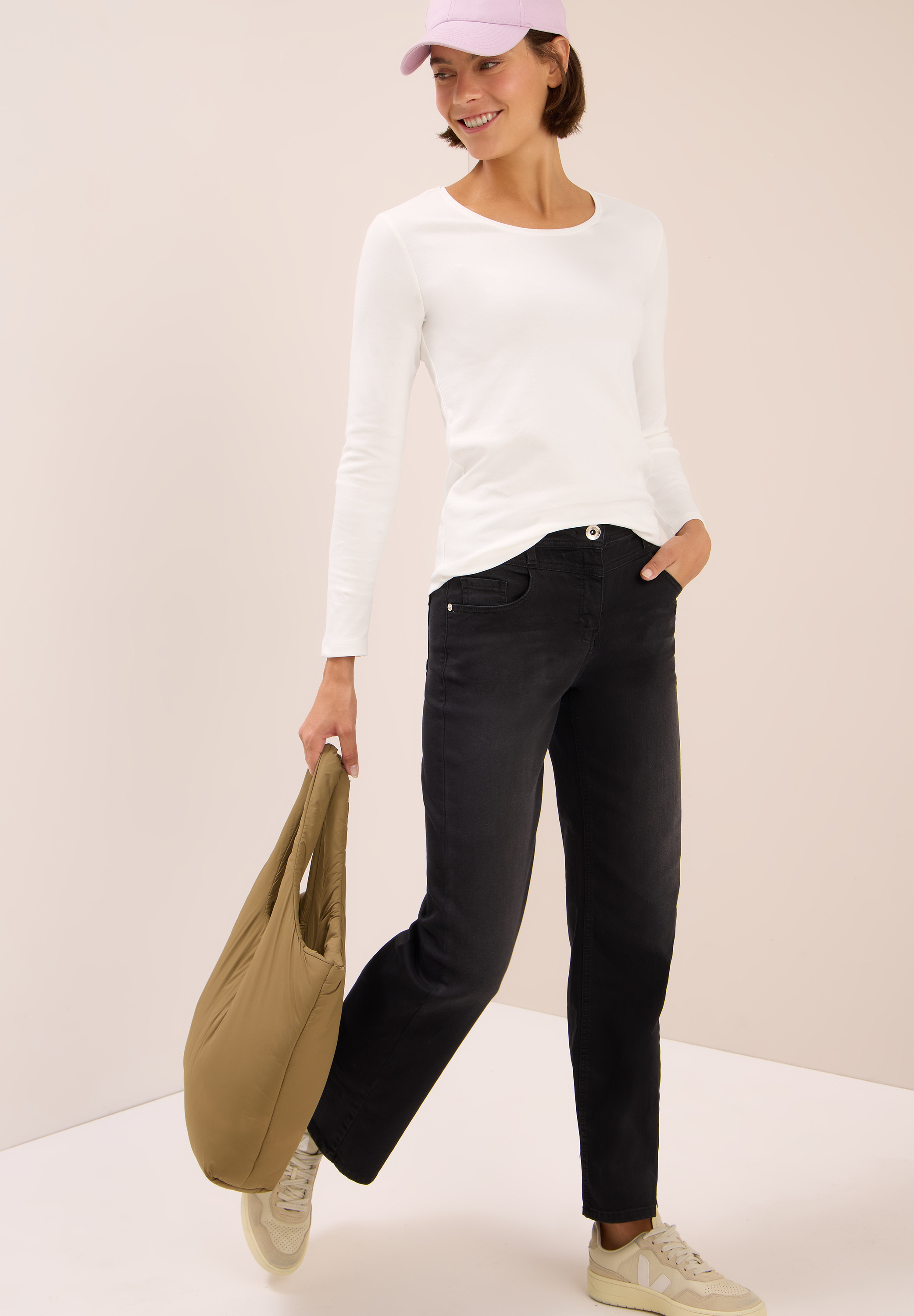 Basic Langarmshirt