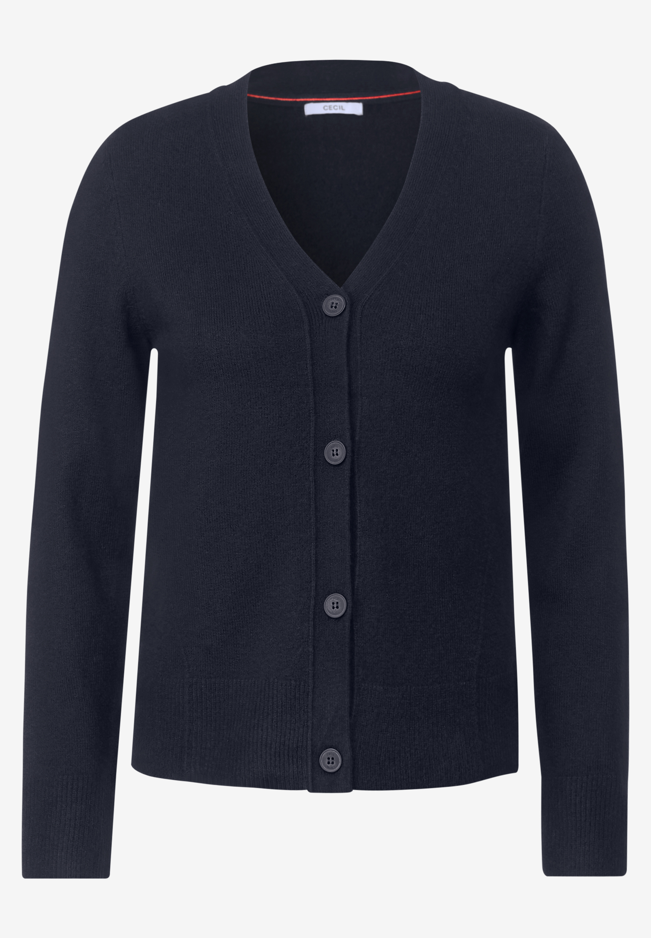Cardigan mit Ziernähten