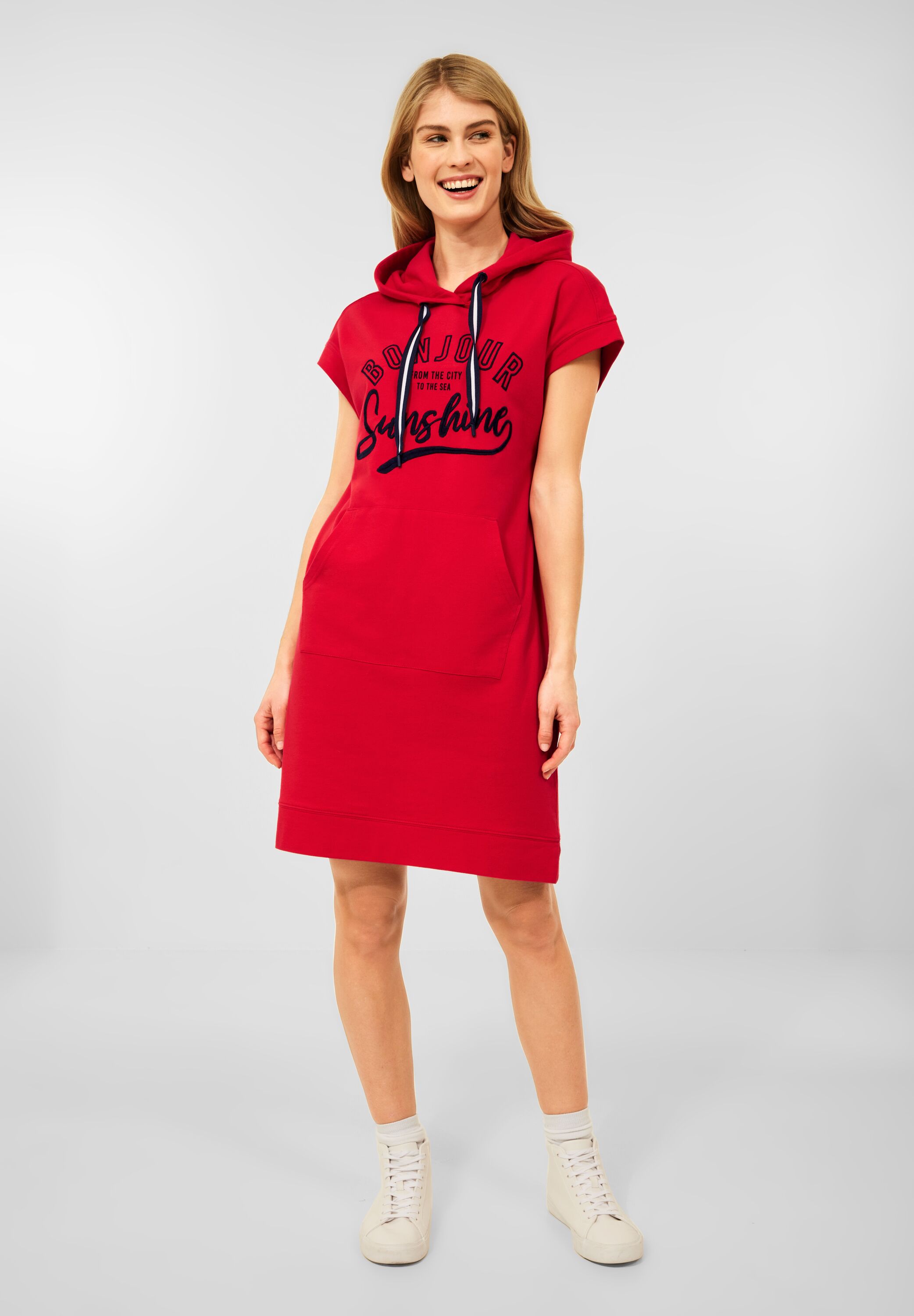Kurzarm Sweatkleid