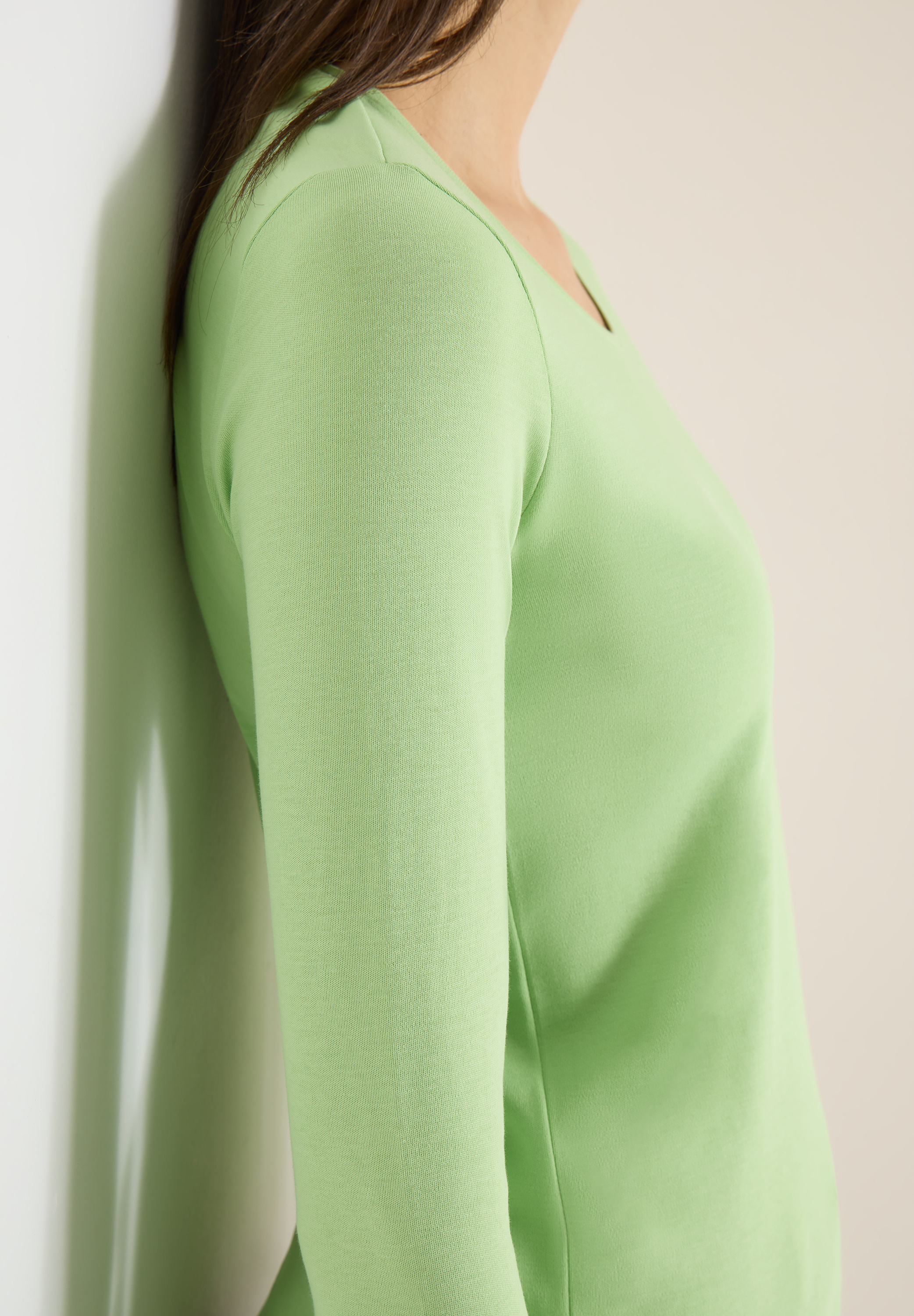 Basic Langarmshirt