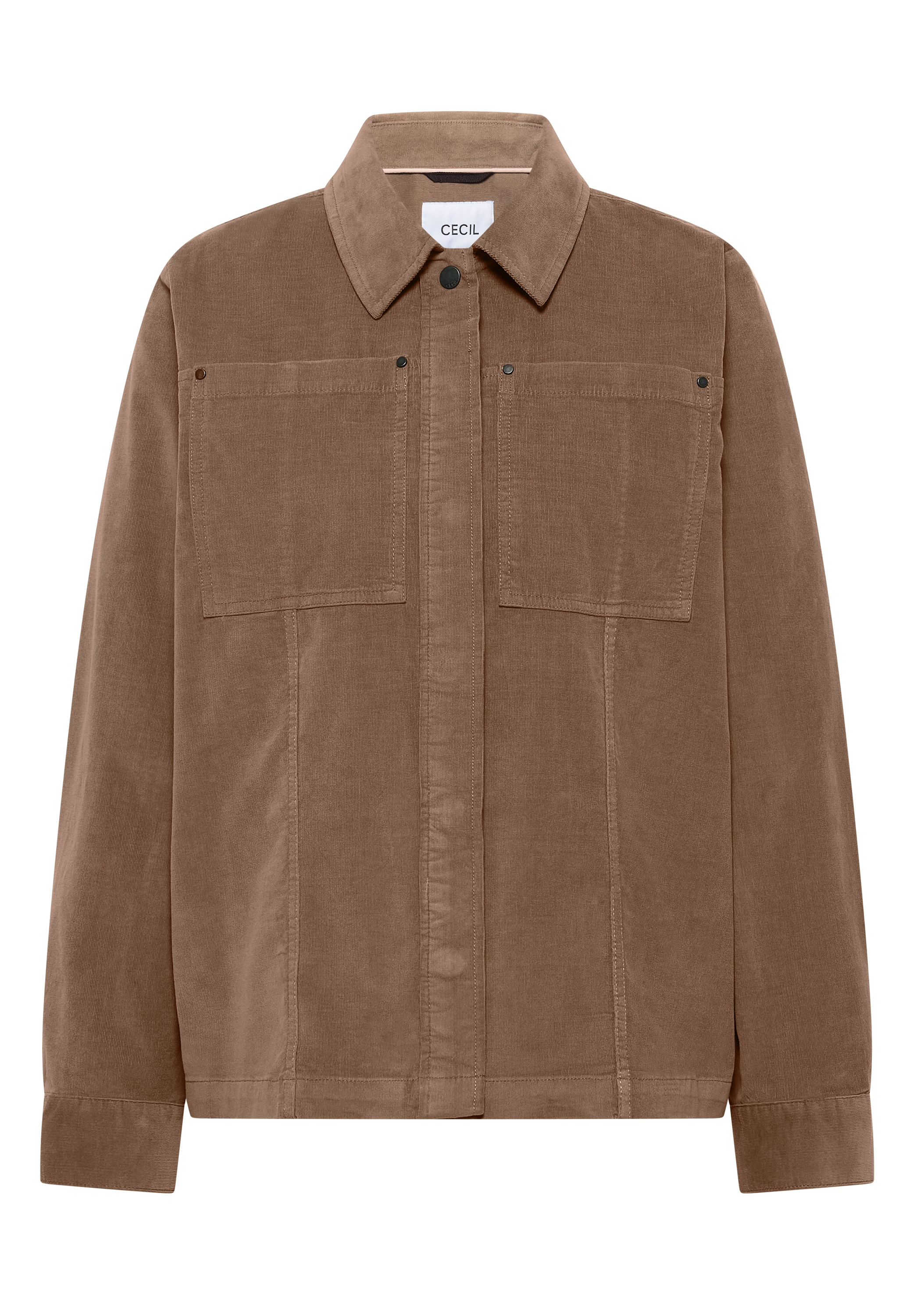 Feincord Overshirt mit Brusttaschen
