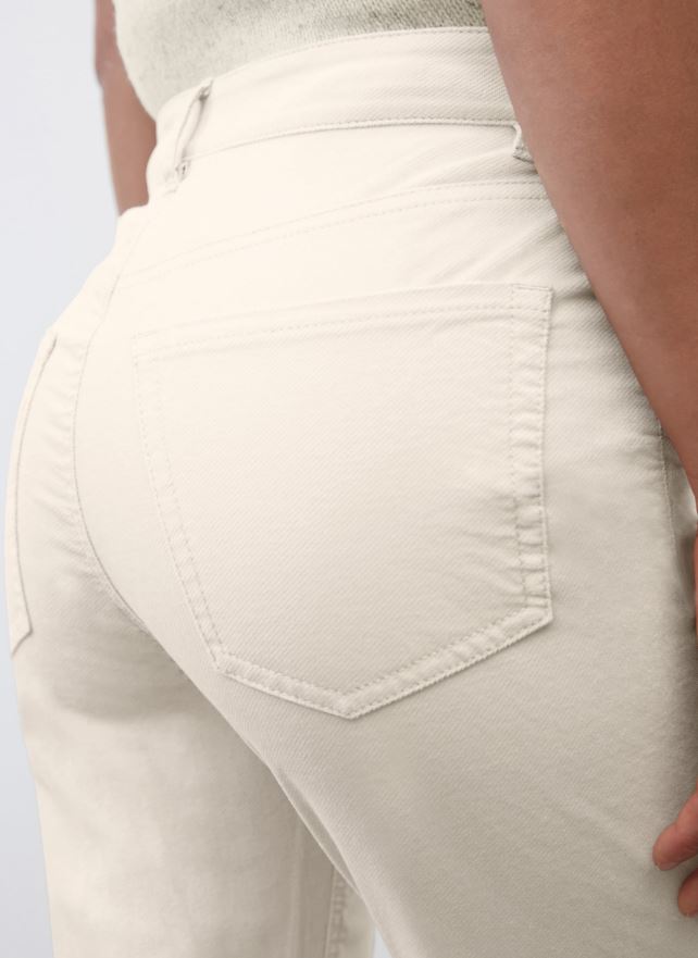5 Pocket, straight fit, cropped len