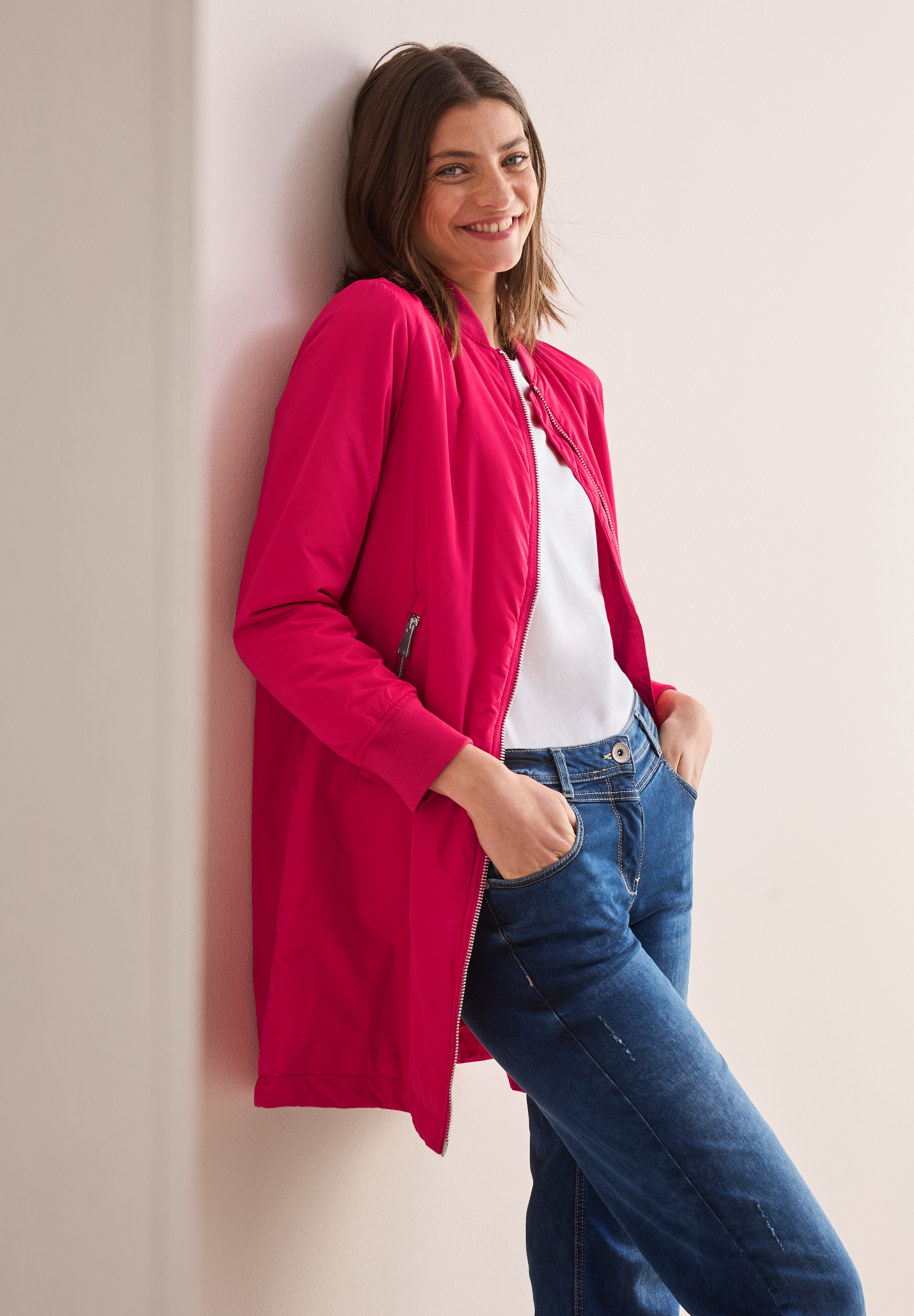 Langer Blouson