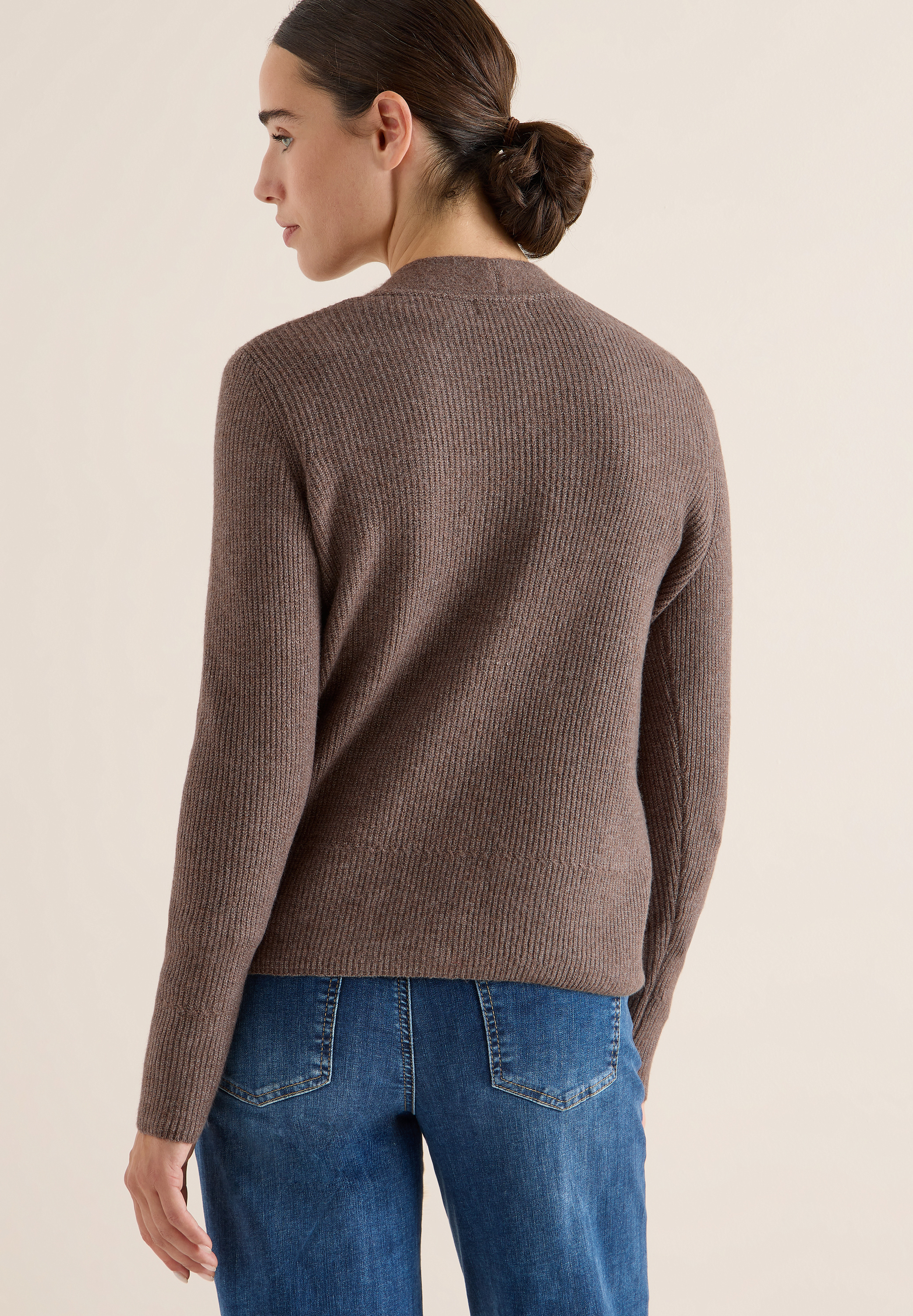 Cardigan mit Strukturdetail