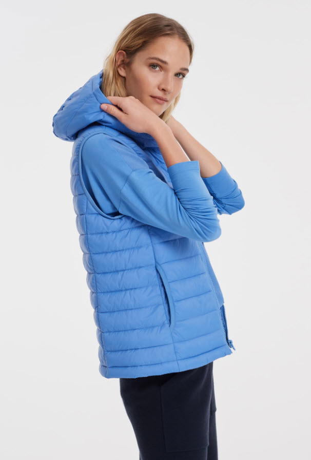 Steppweste Opus blau